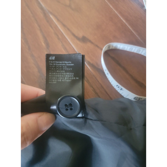 H&M Divided Women’s M Wool Blend Bouclé Asymmetrical Zip Coat Gray - Picture 12 of 14